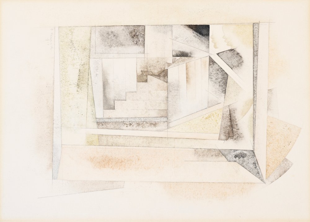 Bermuda: Stairway by Charles Demuth