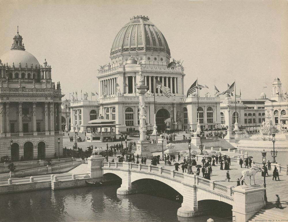 Administration Building at the Worlds Columbian Exposition, Chicago, 1893