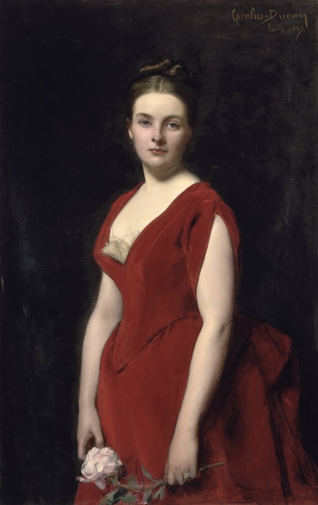 Portrait of Countess Anna Alexandrovna Obolenskaya 1861-1917, 1887 by Charles Emile Auguste Carolus-Duran