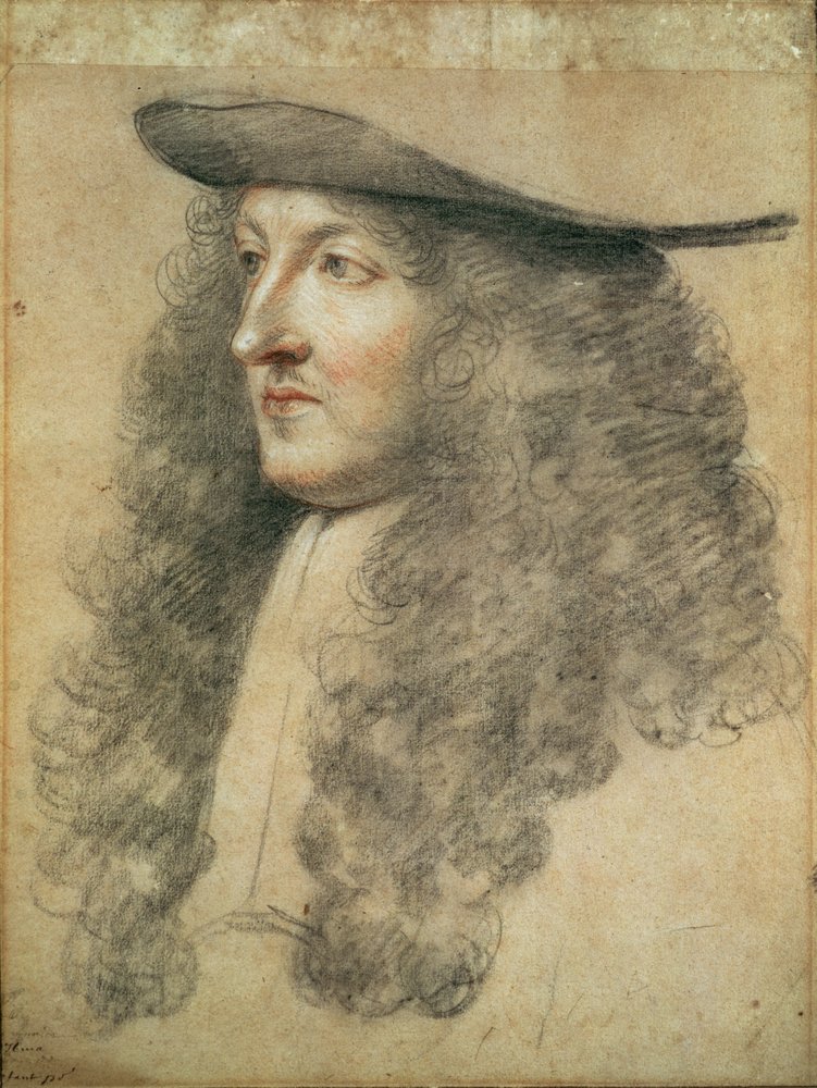 Portrait Head of King Louis XIV, c. 1663 by Charles Le Brun