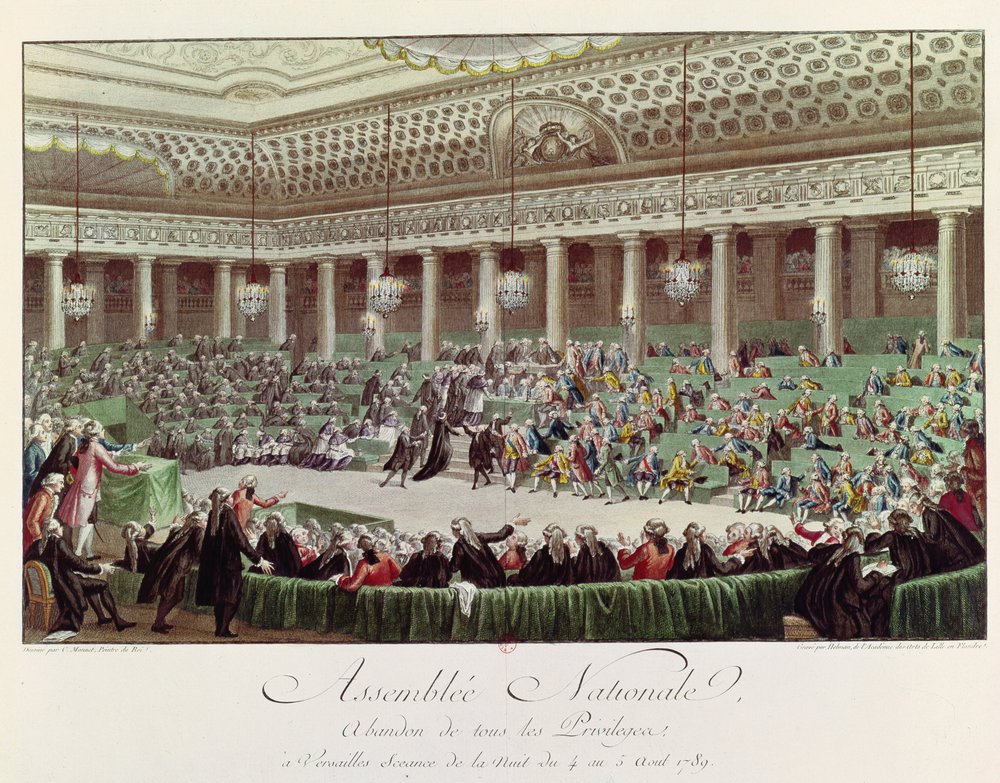 The National Assembly Renounces all Privileges, 4th August 1789 ...