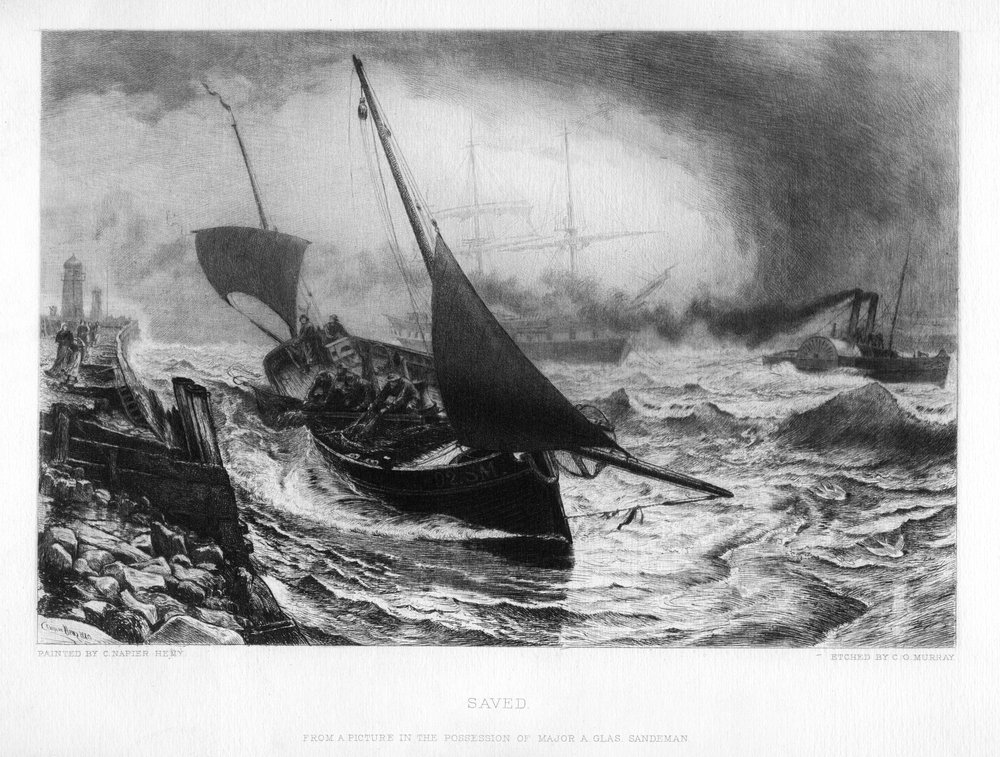 Saved, 19th century by Charles Olivier Murray