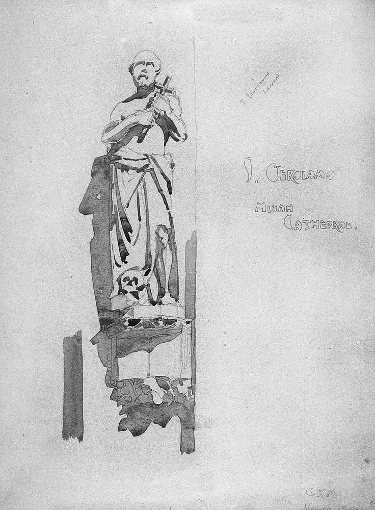 St. Gerome, 1891 by Charles Rennie Mackintosh