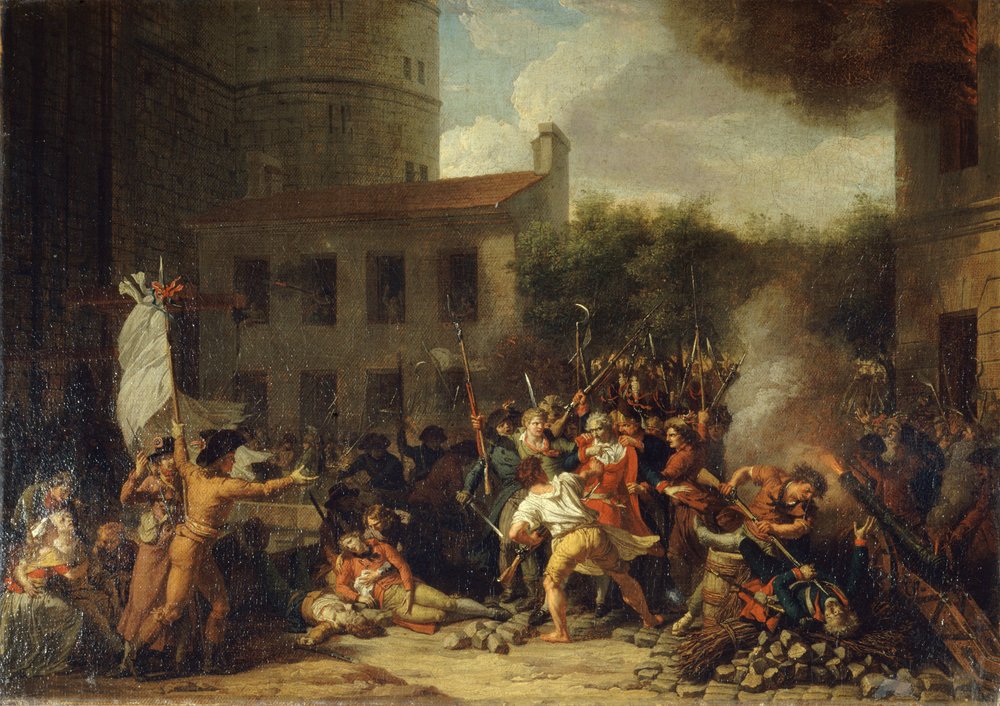 The Storming of the Bastille on 14 July 1789, c. 1793 by Charles Thevenin