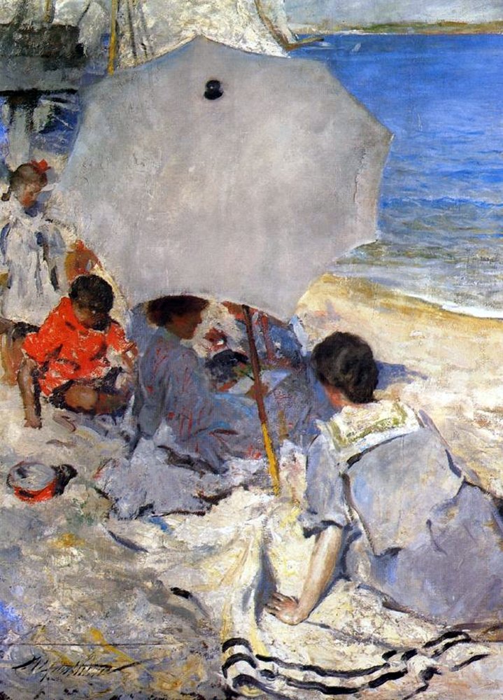 On the Beach by Charles Webster Hawthorne