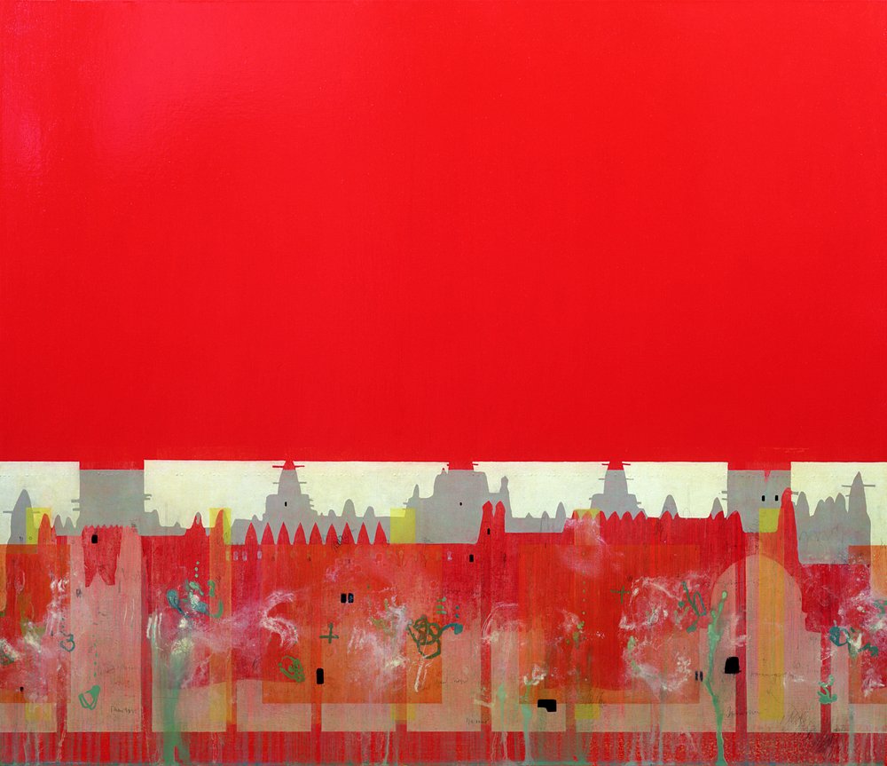 Red Painting by Charlie Millar: Buy fine art print