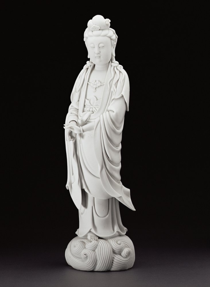 Blanc de Chine Figure of Guanyin, c.1800 by Chinese School