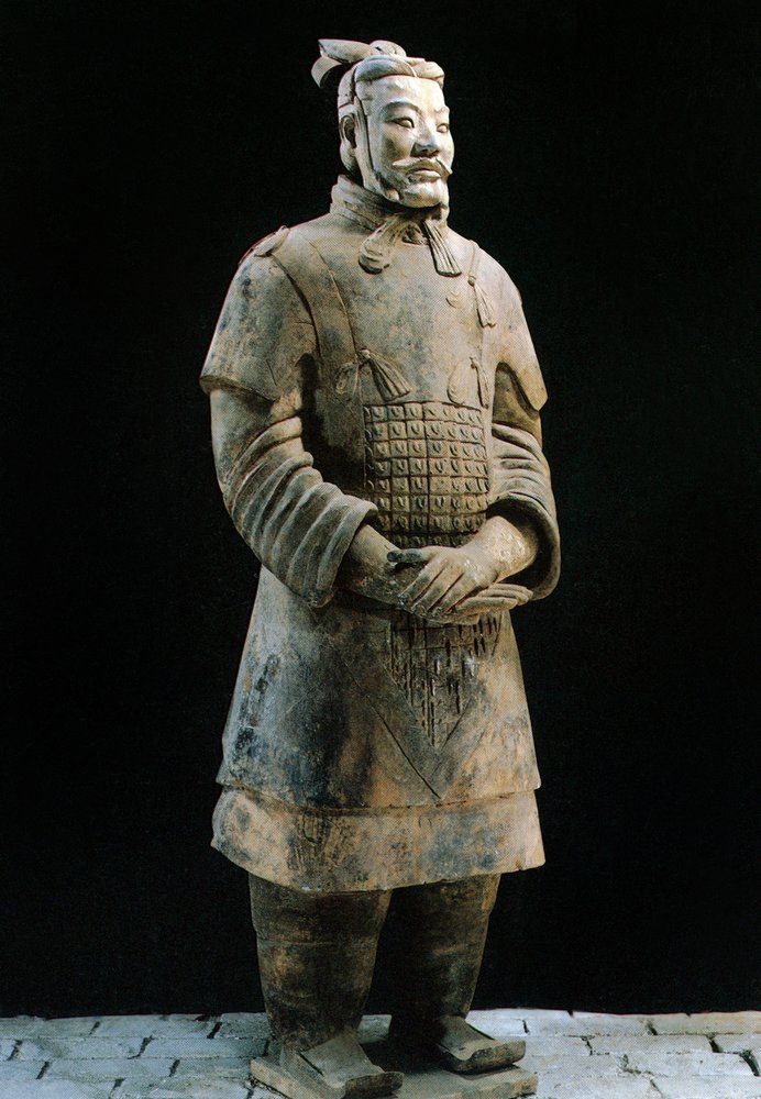 Terracotta Army warrior, Mausoleum of Emperor Qin Shi Huang, 3rd century BC by Chinese School