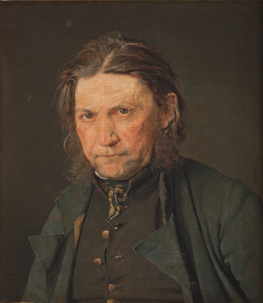 Portrait of an Old Sailor by Christen Schjellerup Kobke