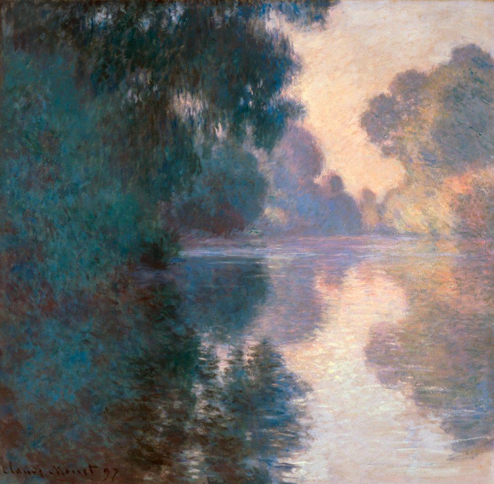Poplars on the River Seine by Claude Monet