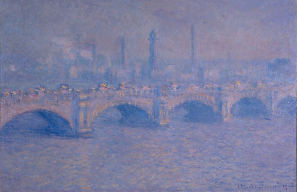 Waterloo Bridge, Effect of Sunlight by Claude Monet