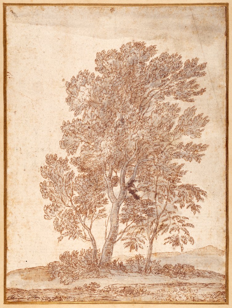 Three Trees by Claude Lorrain