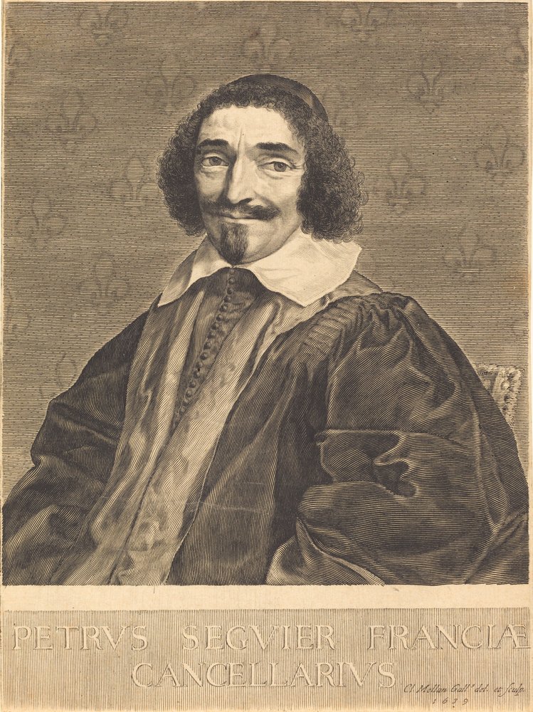 Pierre Seguier by Claude Mellan