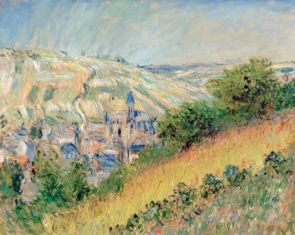 View of Vetheuil by Claude Monet