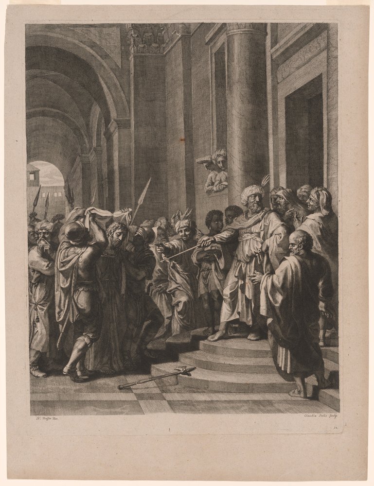 Jesus Wrapped in the Robe of Fools, plate 12 from The Passion of Christ