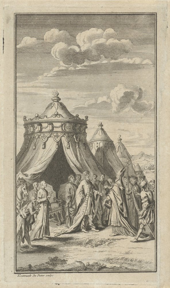Meeting Between a Prince and a Bishop by Coenraad de Putter