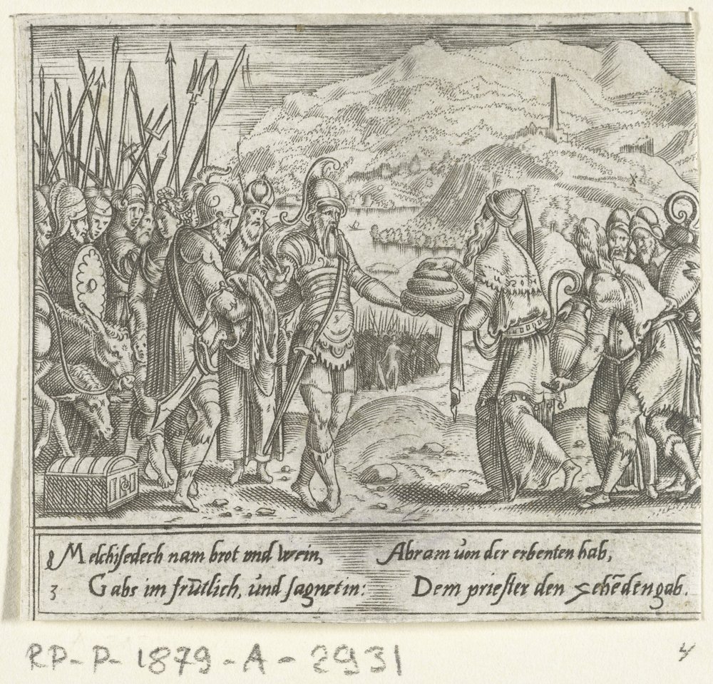 Abraham and Melchizedek by Cornelis Bos