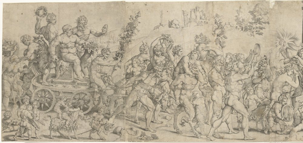 Triumph of Bacchus by Cornelis Bos
