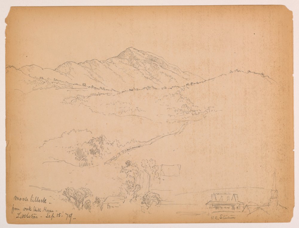 Moose Hillock from Oak Hill House, Littleton, New Hampshire by Daniel Huntington