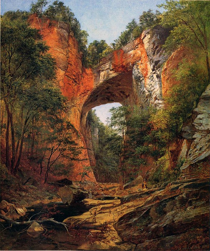 A Natural Bridge, Virginia by David Johnson