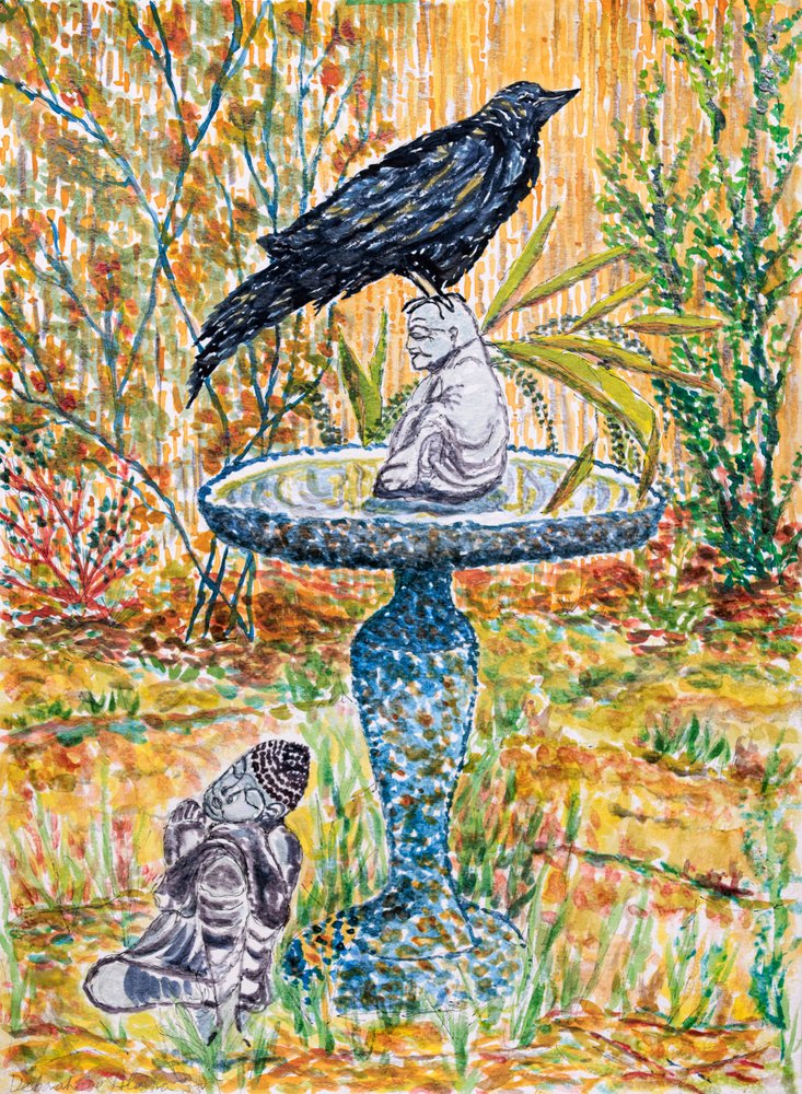 Crow's Buddha, 2024 by Deborah Eve Alastra