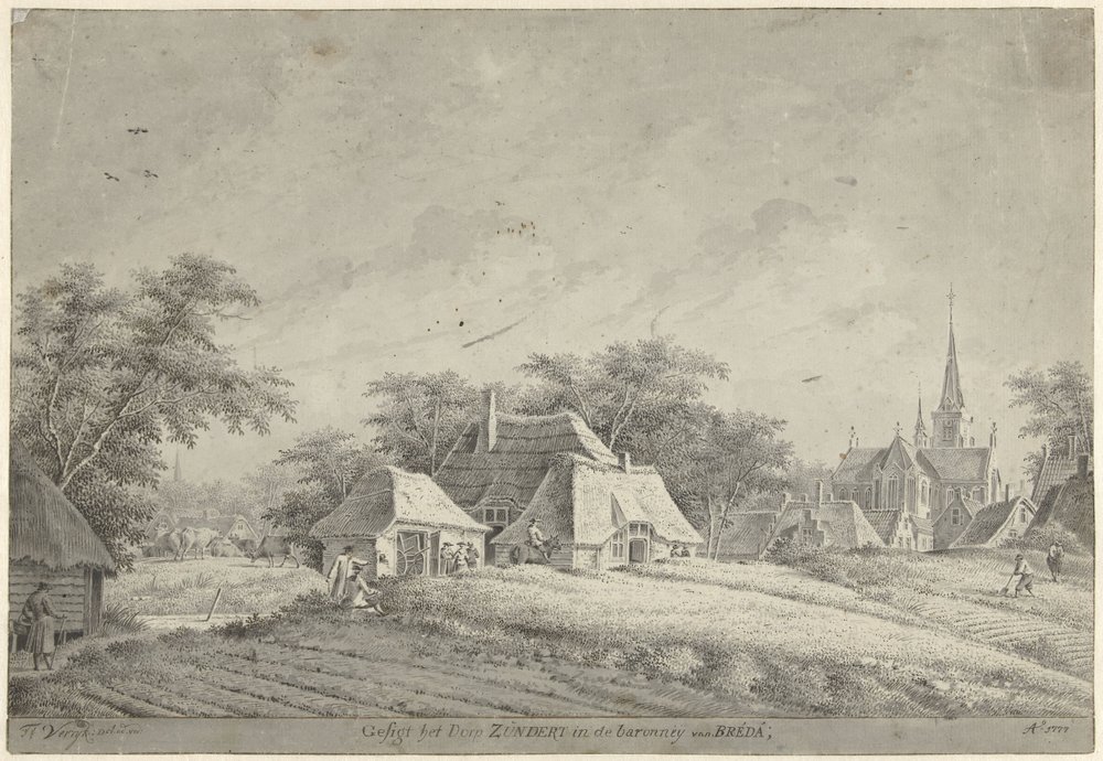 View of the Village of Zundert by Dirk Verrijk