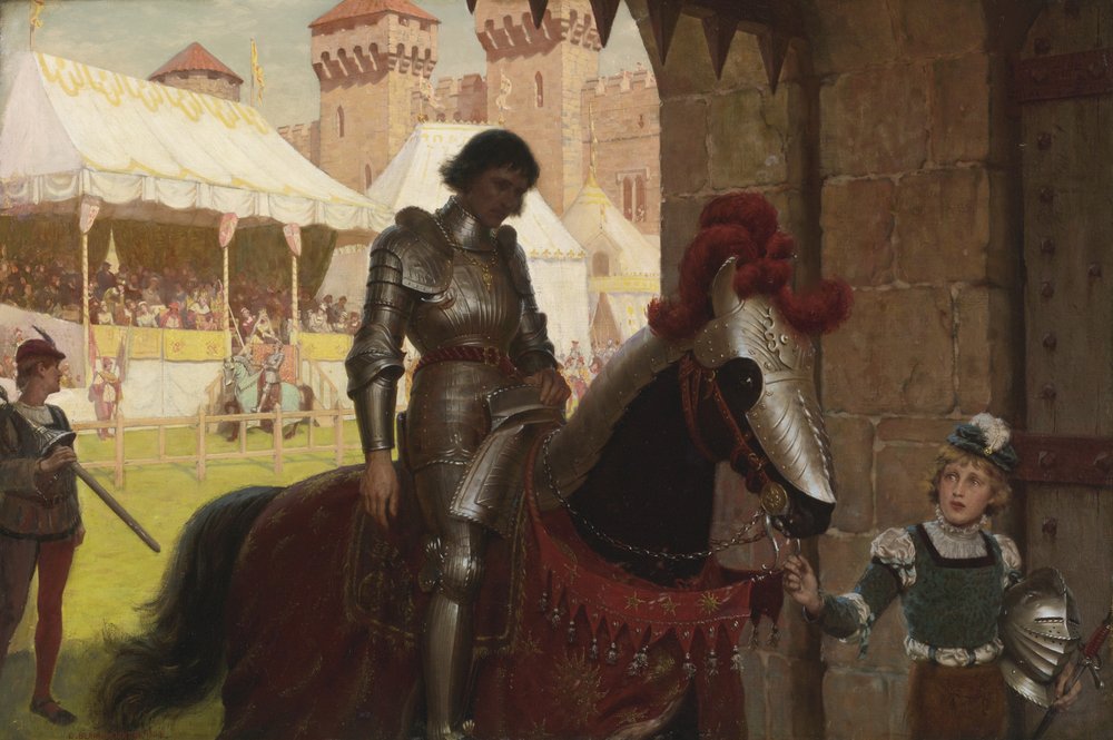 Vanquished, 1884 by Edmund Blair Leighton