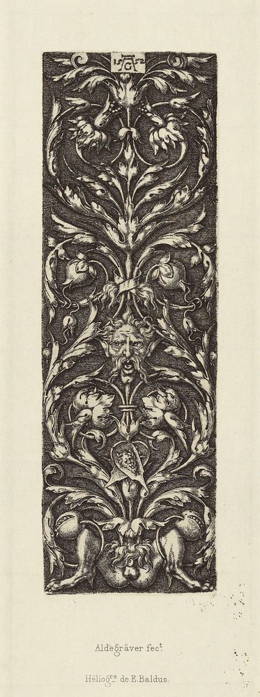 Design by Aldegräver by Édouard Baldus