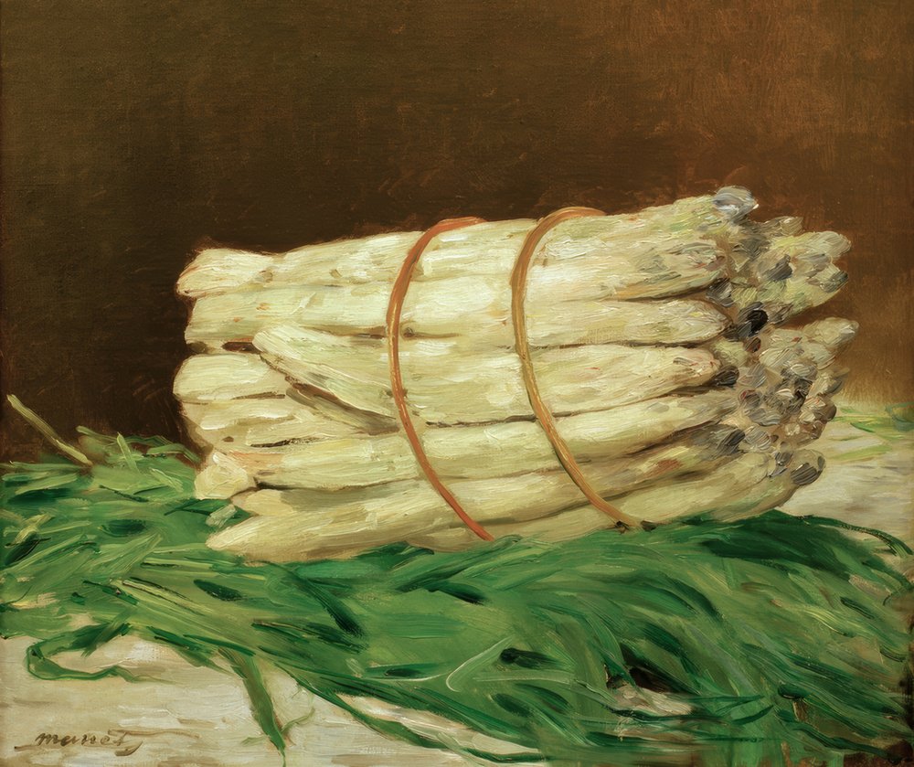 Bundle of Asparagus by Édouard Manet