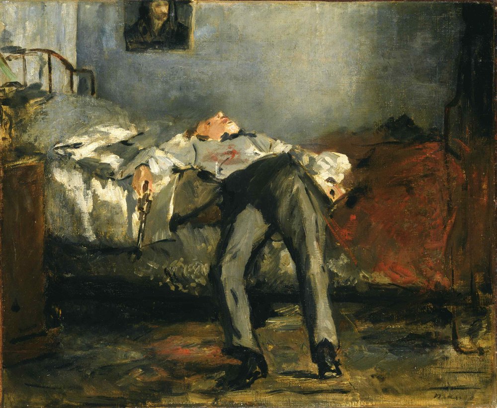 The Suicide, c. 1877 by Édouard Manet