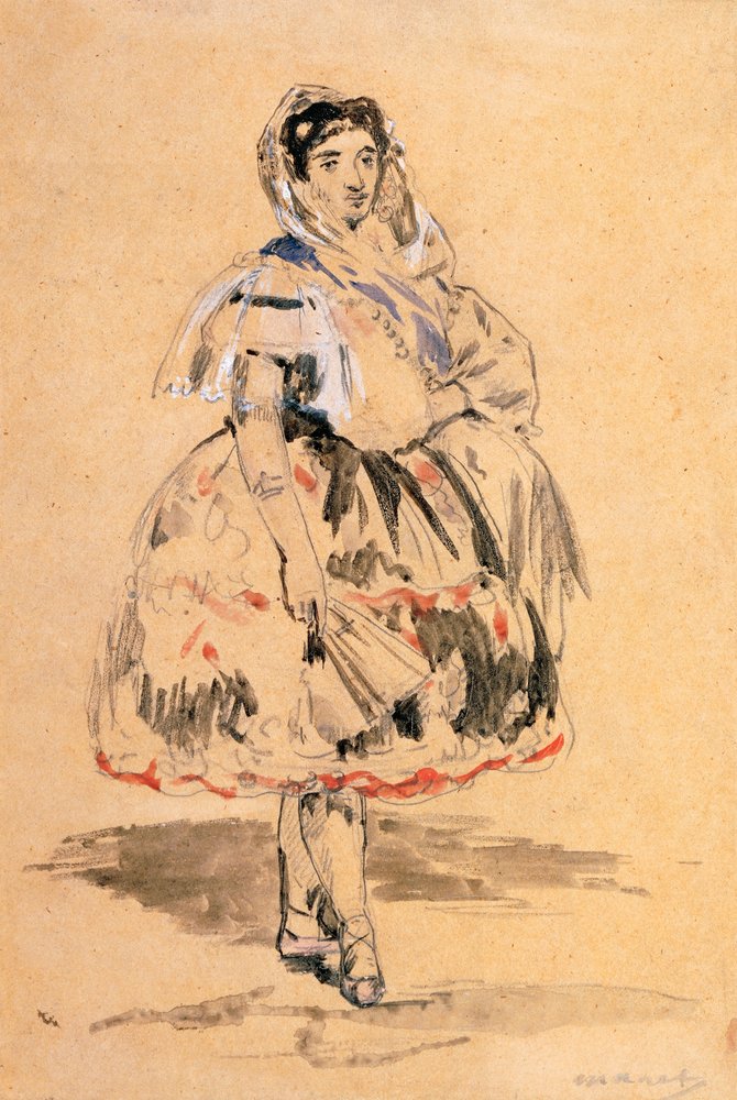 Lola of Valencia by Édouard Manet