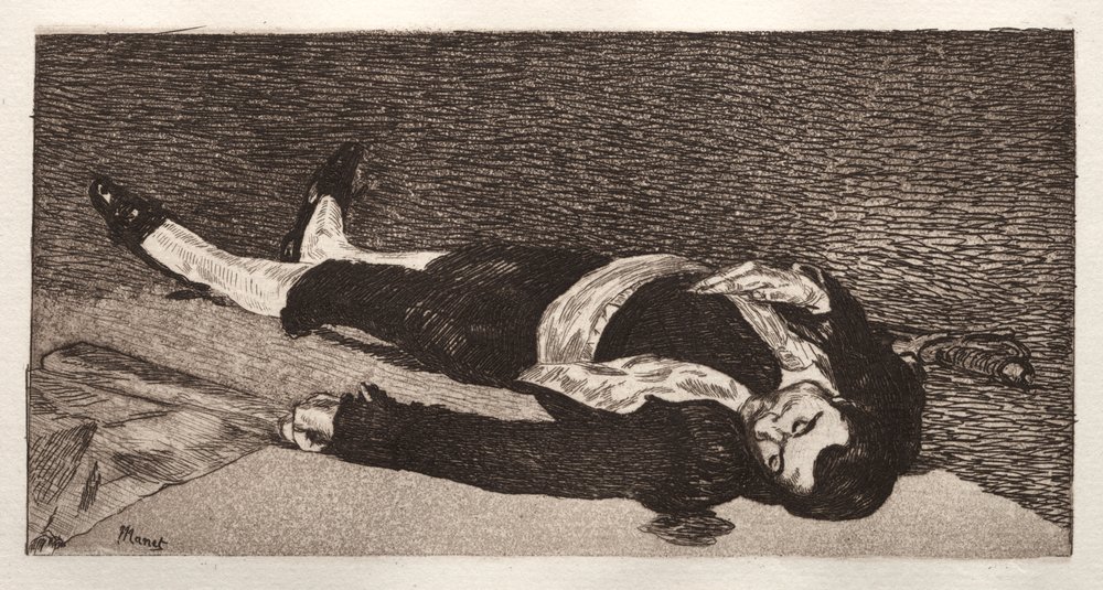 The Dead Toreador by Edouard Manet