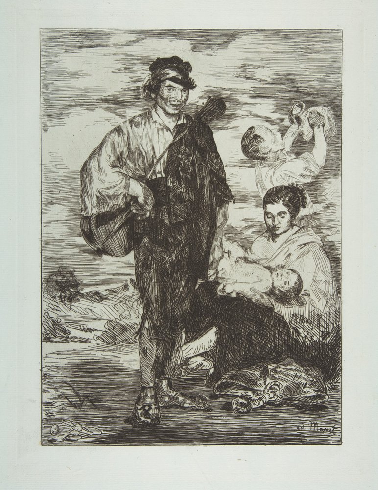 The Gypsies (Les Gitanos) by Édouard Manet