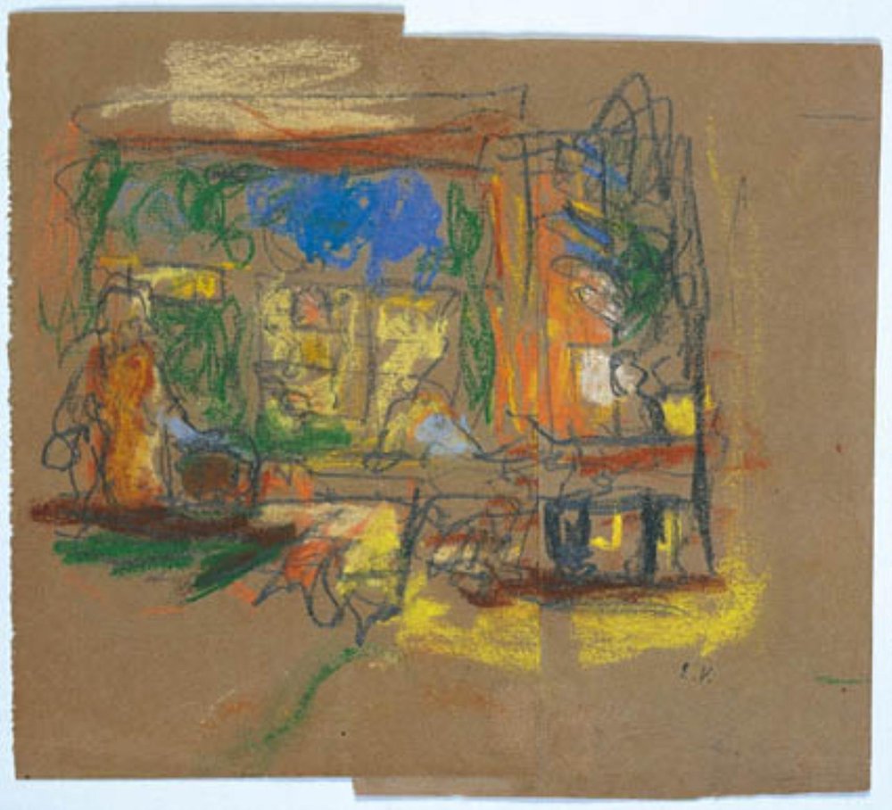View Through a Window into a Room by Edouard Vuillard