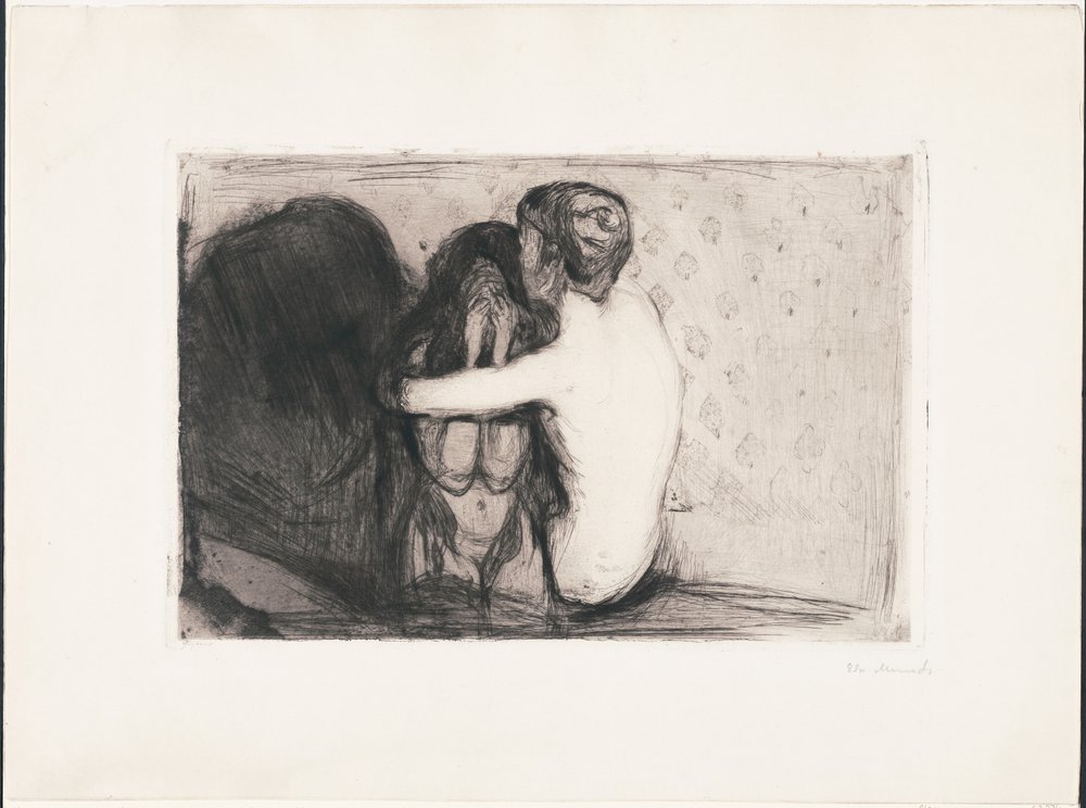 Consolation by Edvard Munch
