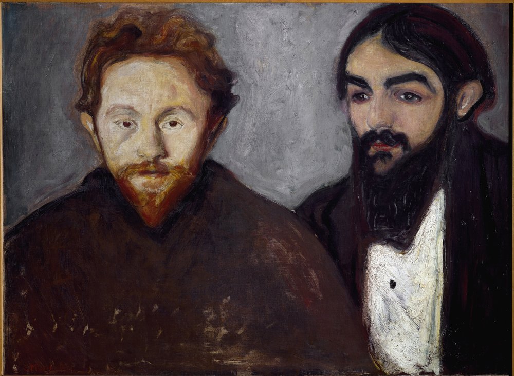 Double Portrait by Edvard Munch