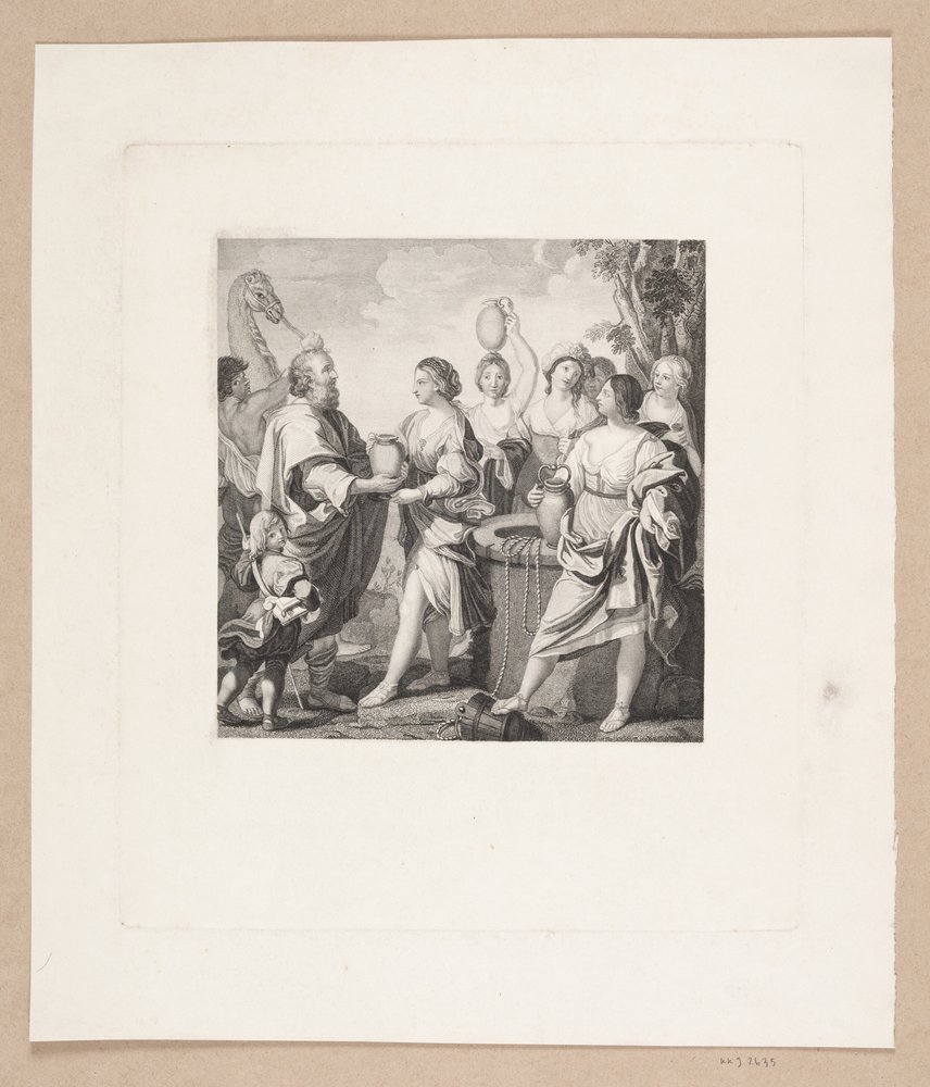 Eliezer and Rebekah at the Well by Edvard Sonne