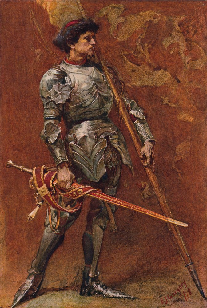 Knight in Armour, circa late 19th century by Edward John Gregory