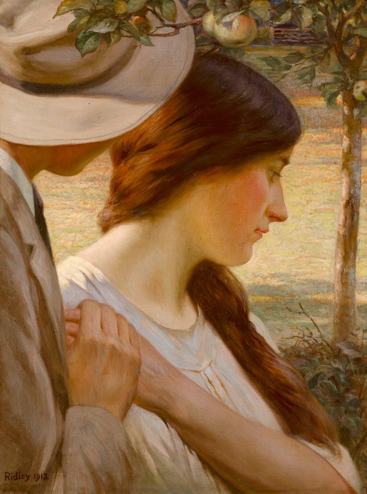 A Shadow by Edward Ridley: Highest-quality art reproduction
