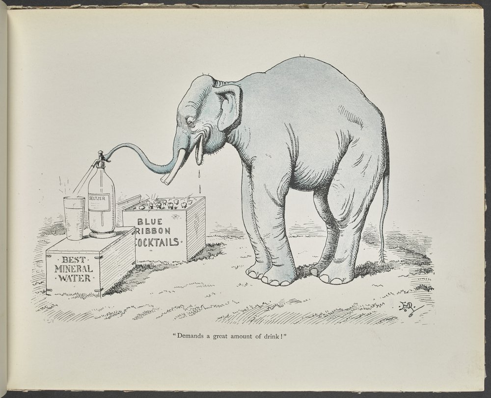 The Elephant, from 'Tails with a Twist' by Edwin Arnold by Edward Tennyson Reed