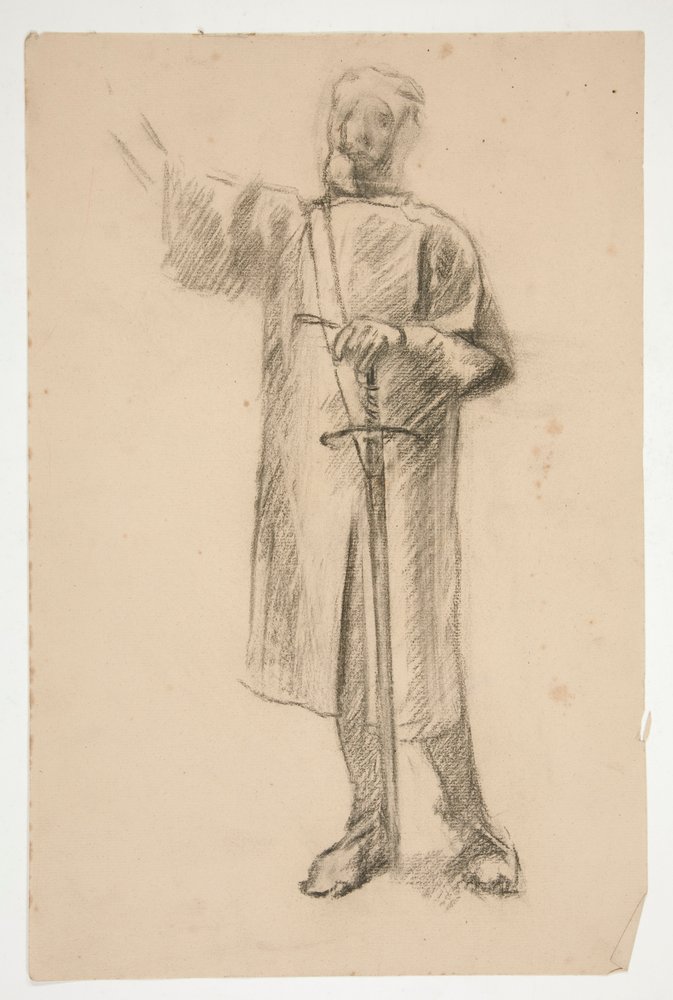 Figure Study by Edwin Austin Abbey