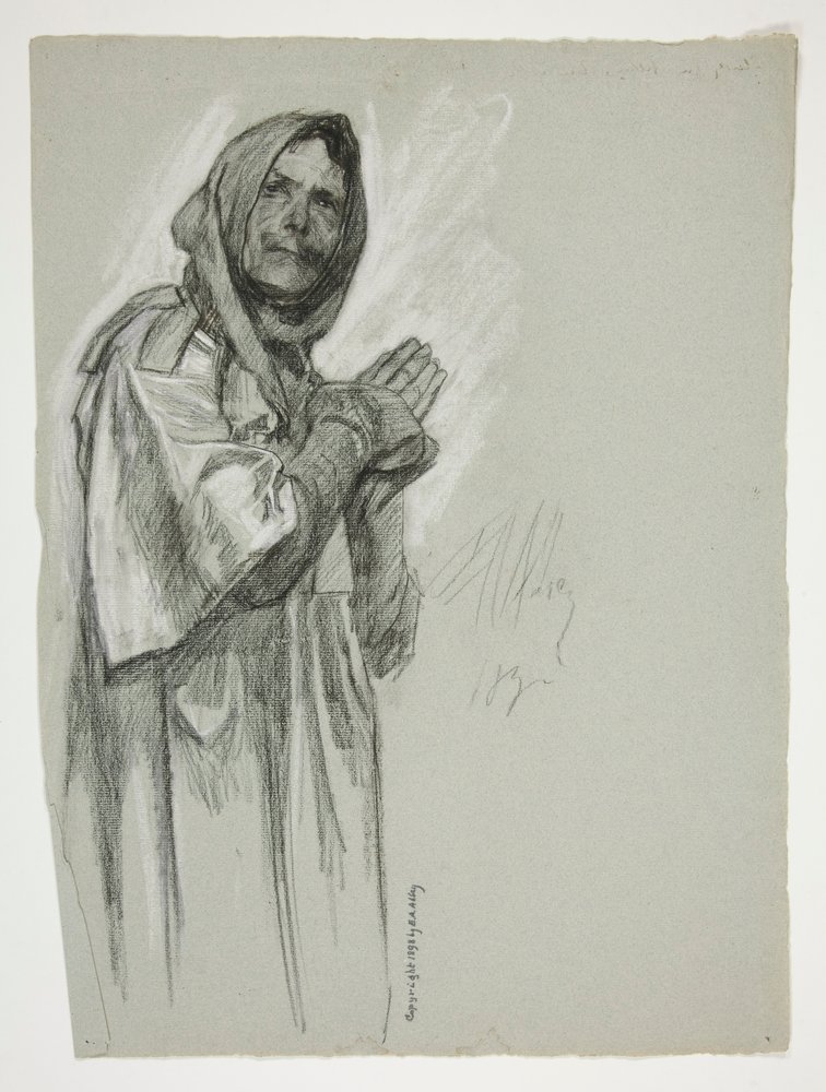 Study by Edwin Austin Abbey: High-quality fine art print