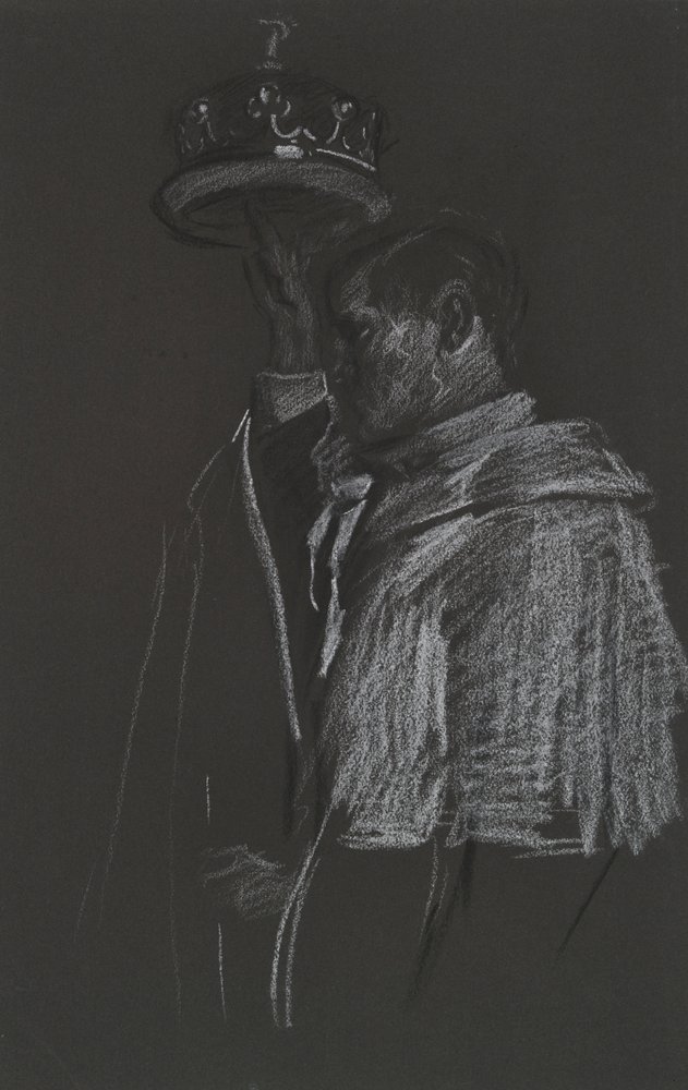 Study of Peer for Coronation of Edward VII by Edwin Austin Abbey