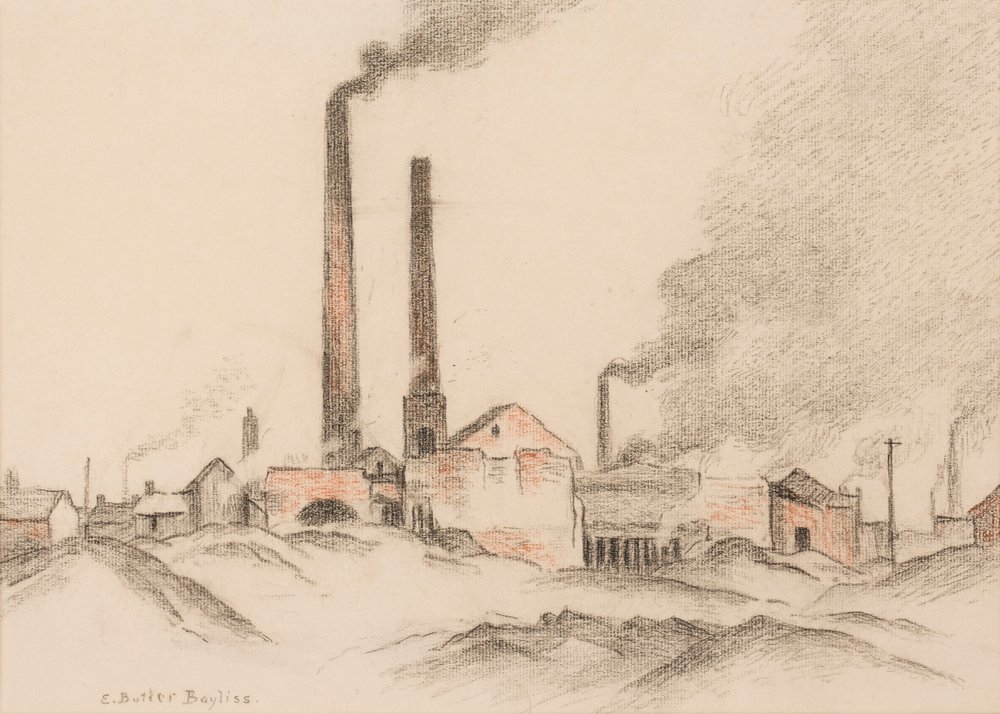 Brick Works by Edwin Butler Bayliss: Buy fine art print