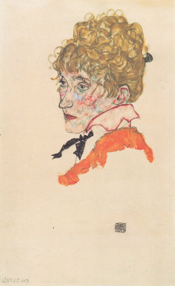 Portrait of Edith Schiele by Egon Schiele