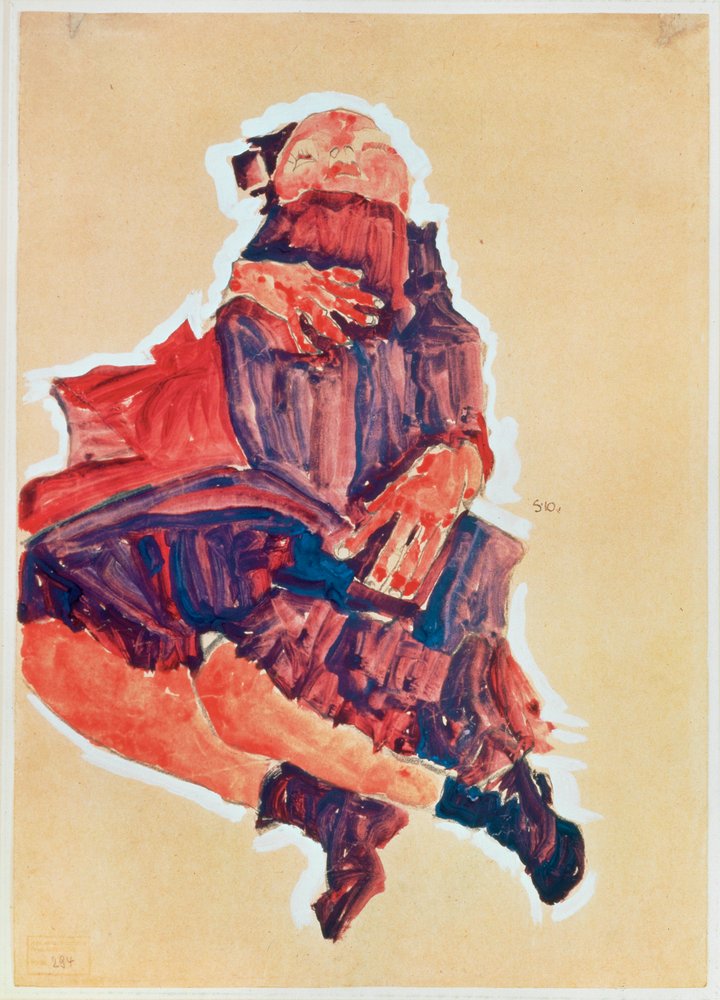 Sleeping Child by Egon Schiele