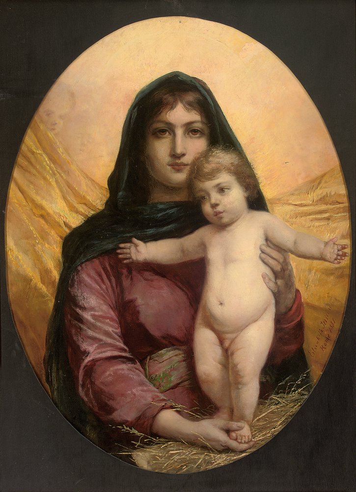 The Madonna and Child, 1881 by Elisabeth Maria Anna Jerichau-Baumann