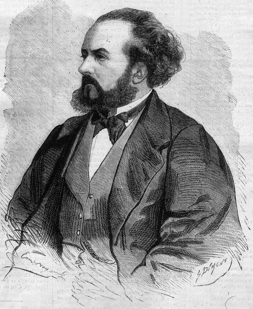 Portrait of Gustave Hippolyte Roger (1815-1879), French tenor - drawing ...