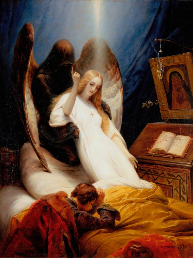 The Angel of Death by Emile Jean Horace Vernet