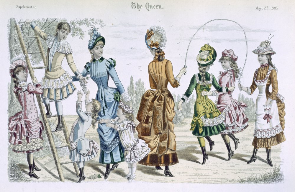 Latest Paris Fashions by English School